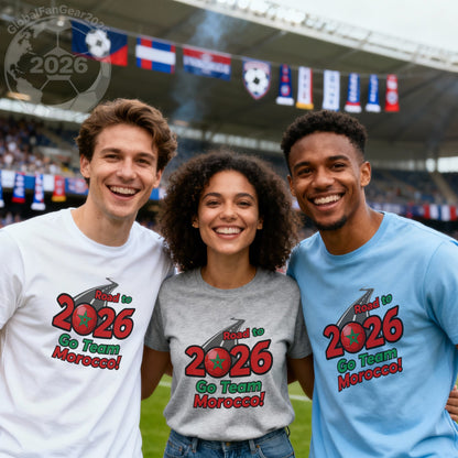 Road to 2026 Go Team Morocco Fan Apparel