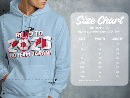 Road to 2026 Go Team Japan Gildan 18500 product