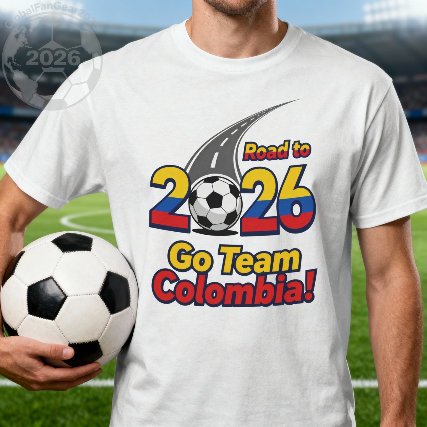 Road to 2026 Go Team Colombia Soccer T-Shirt