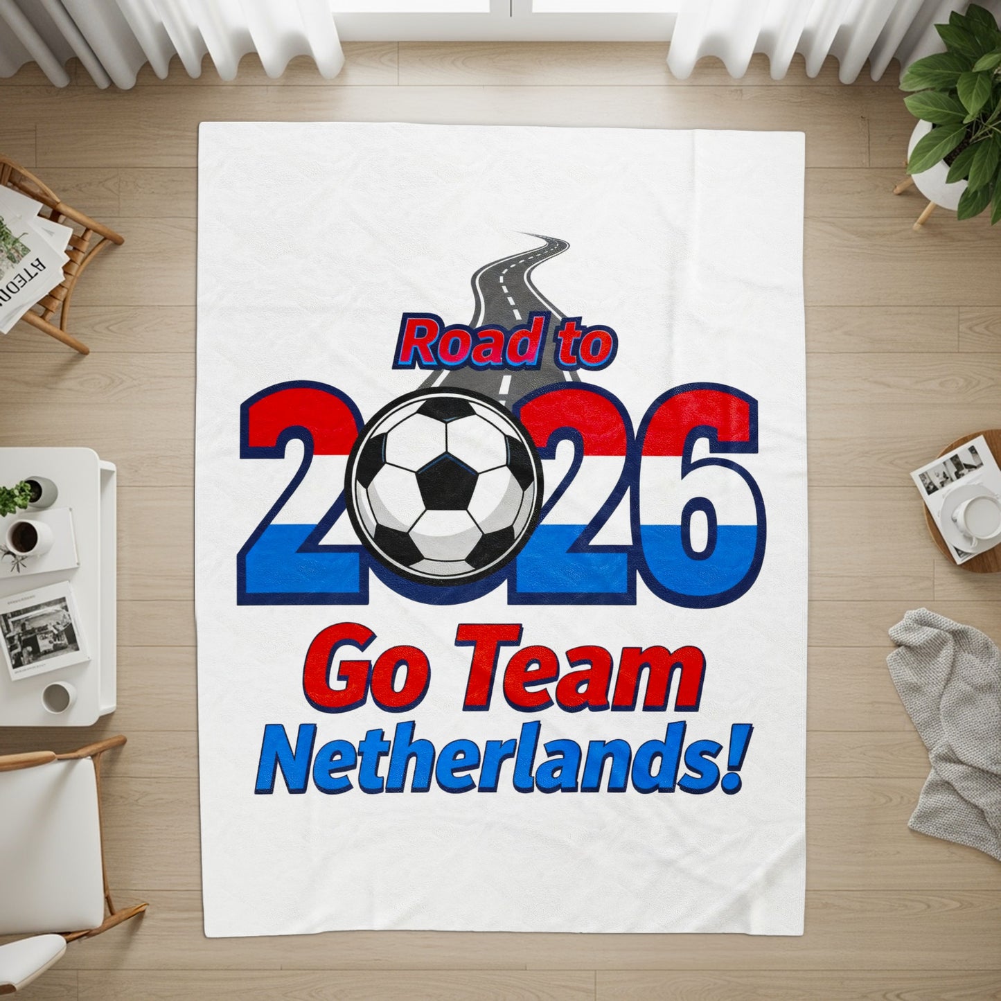 Road to 2026 Go Team Netherlands blanket