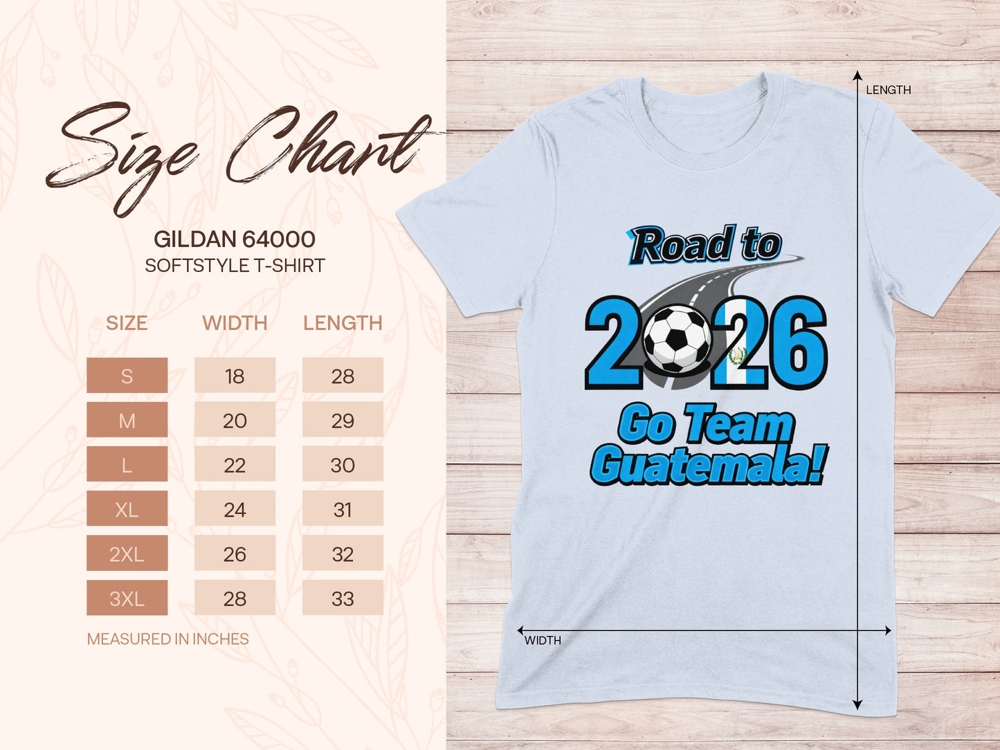 Road to 2026 Go Team Guatemala T-shirt