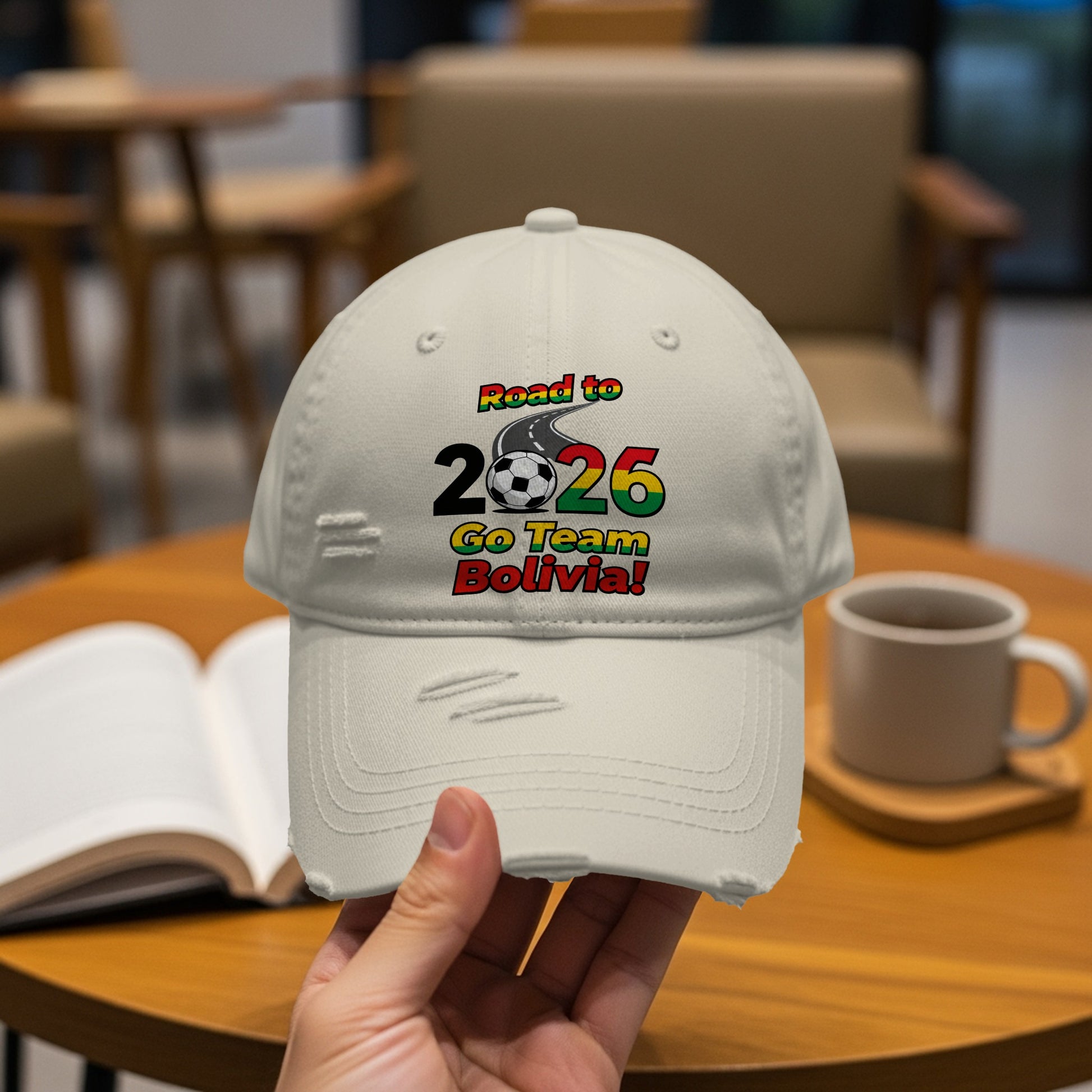 Road to 2026 Go Team Bolivia! hat fashion
