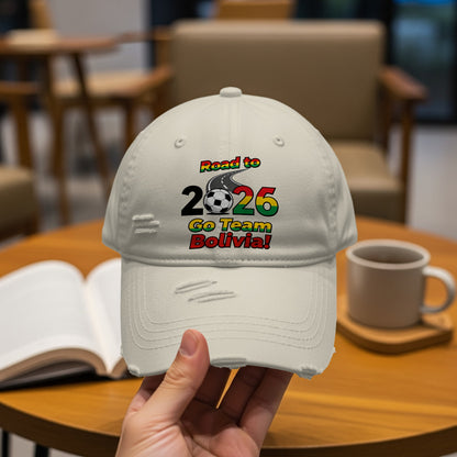 Road to 2026 Go Team Bolivia! hat fashion