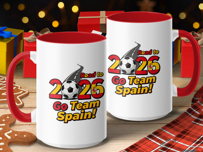 Road to 2026 Go Team Spain soccer mug