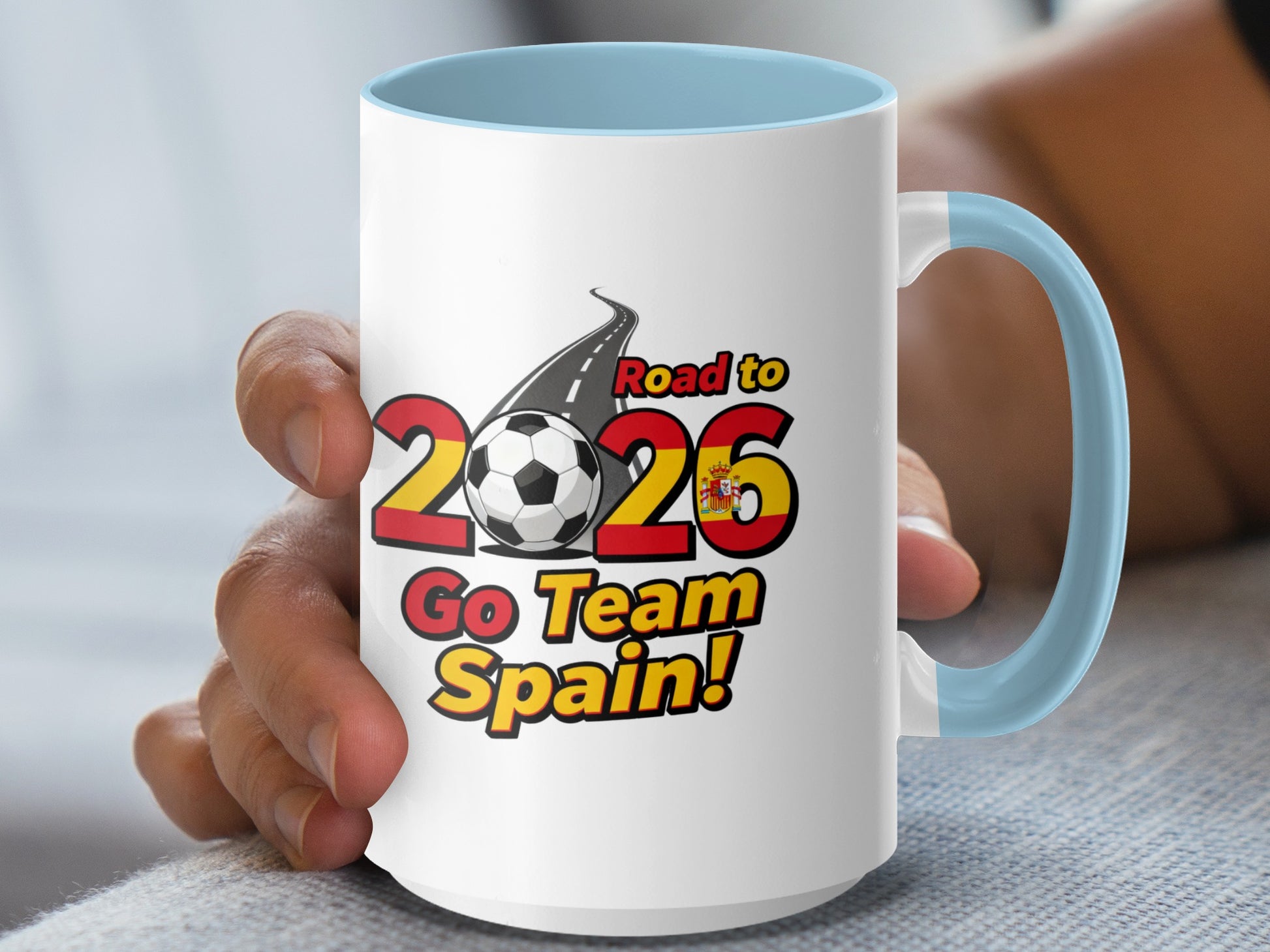 Road to 2026 Go Team Spain Soccer Mug