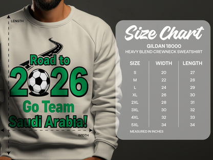 Road to 2026 Go Team Saudi Arabia product