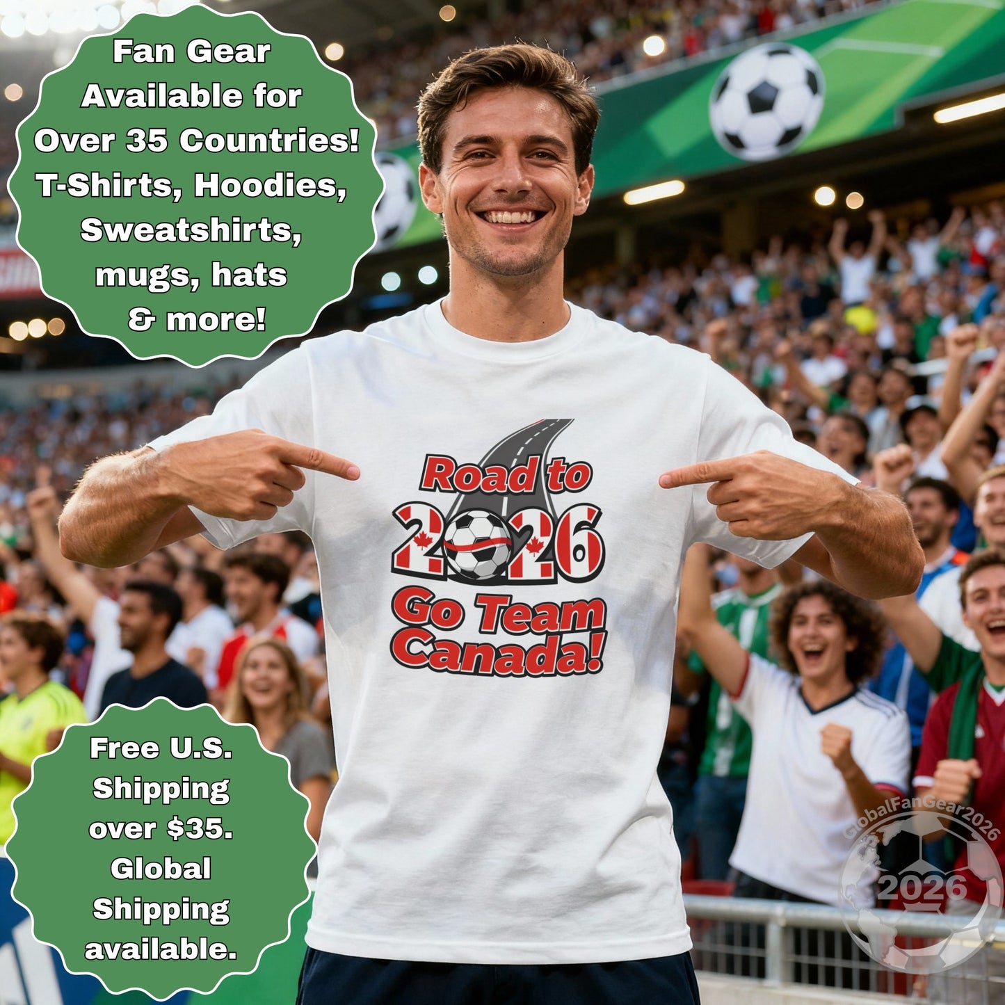 Road to 2026 Go Team Canada fan shirt