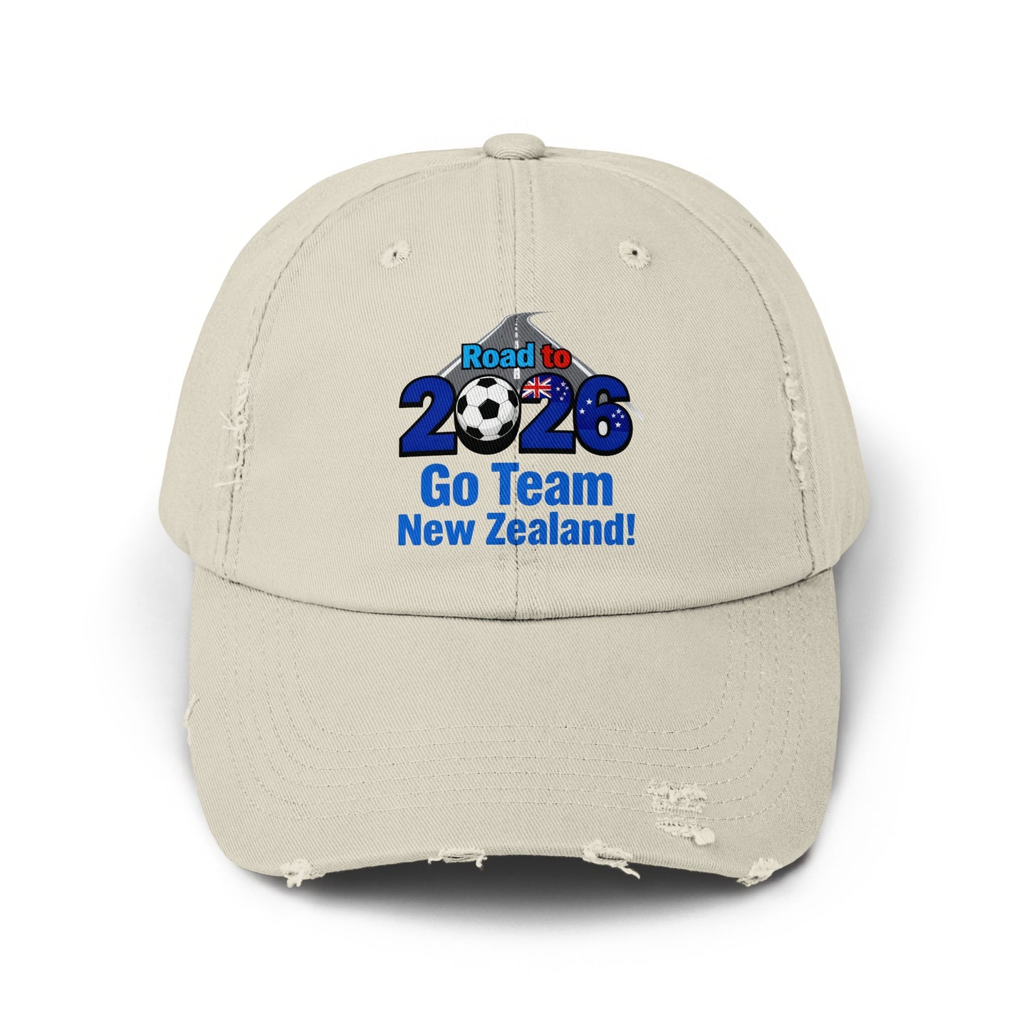 Road to 2026 Go Team New Zealand Distressed Hat