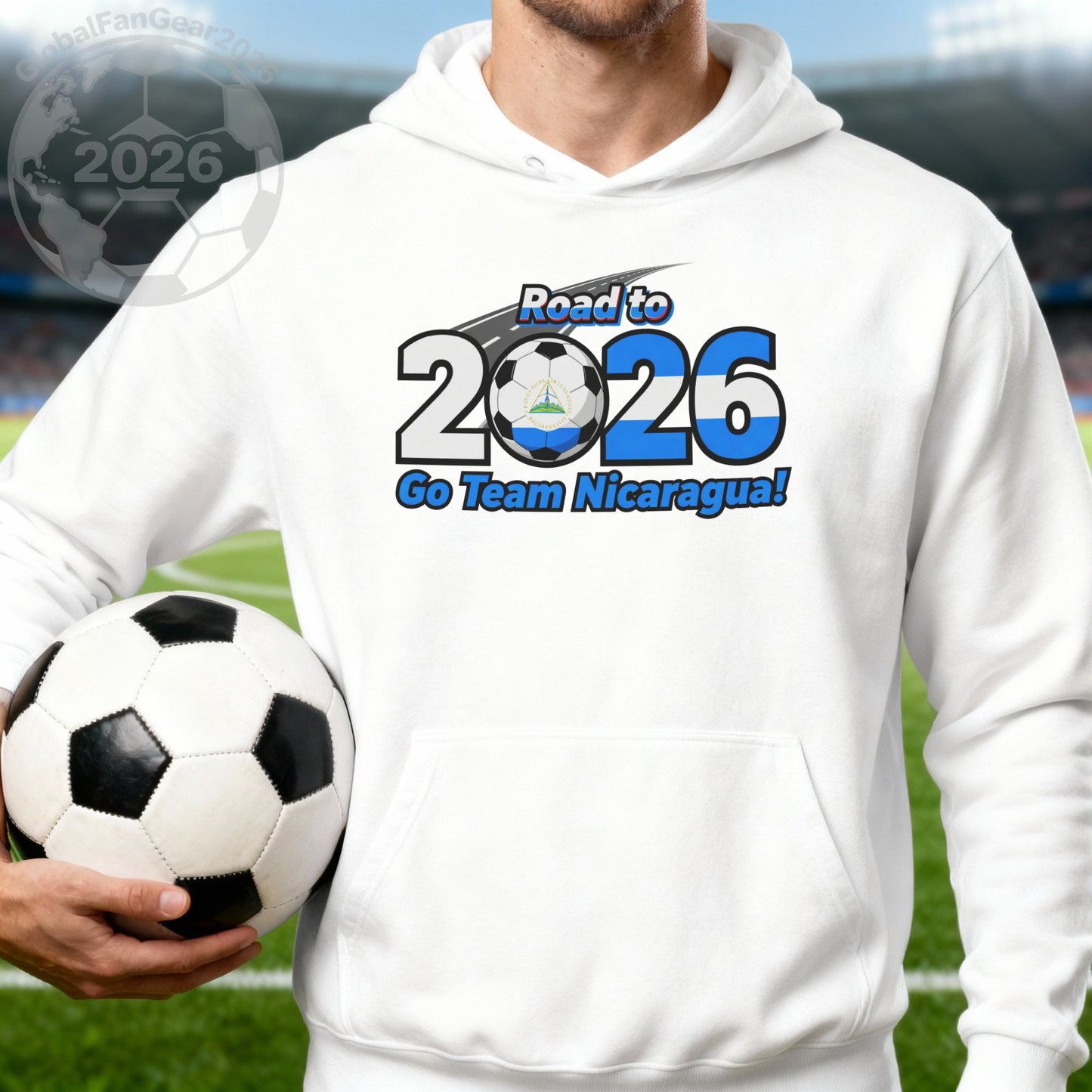 Road to 2026 Go Team Nicaragua Hoodie