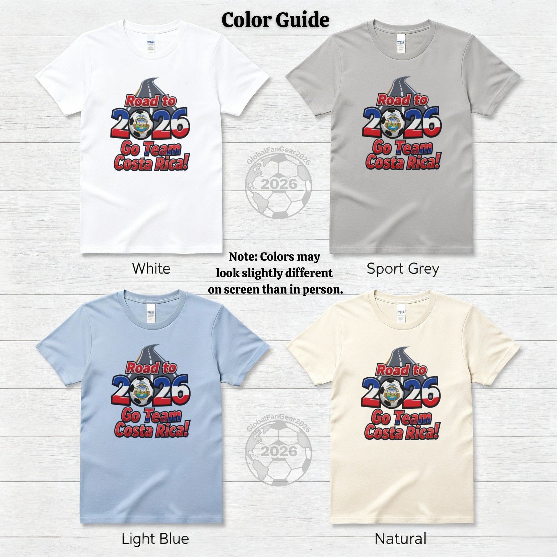 Road to 2026 Go Team Costa Rica T-shirt