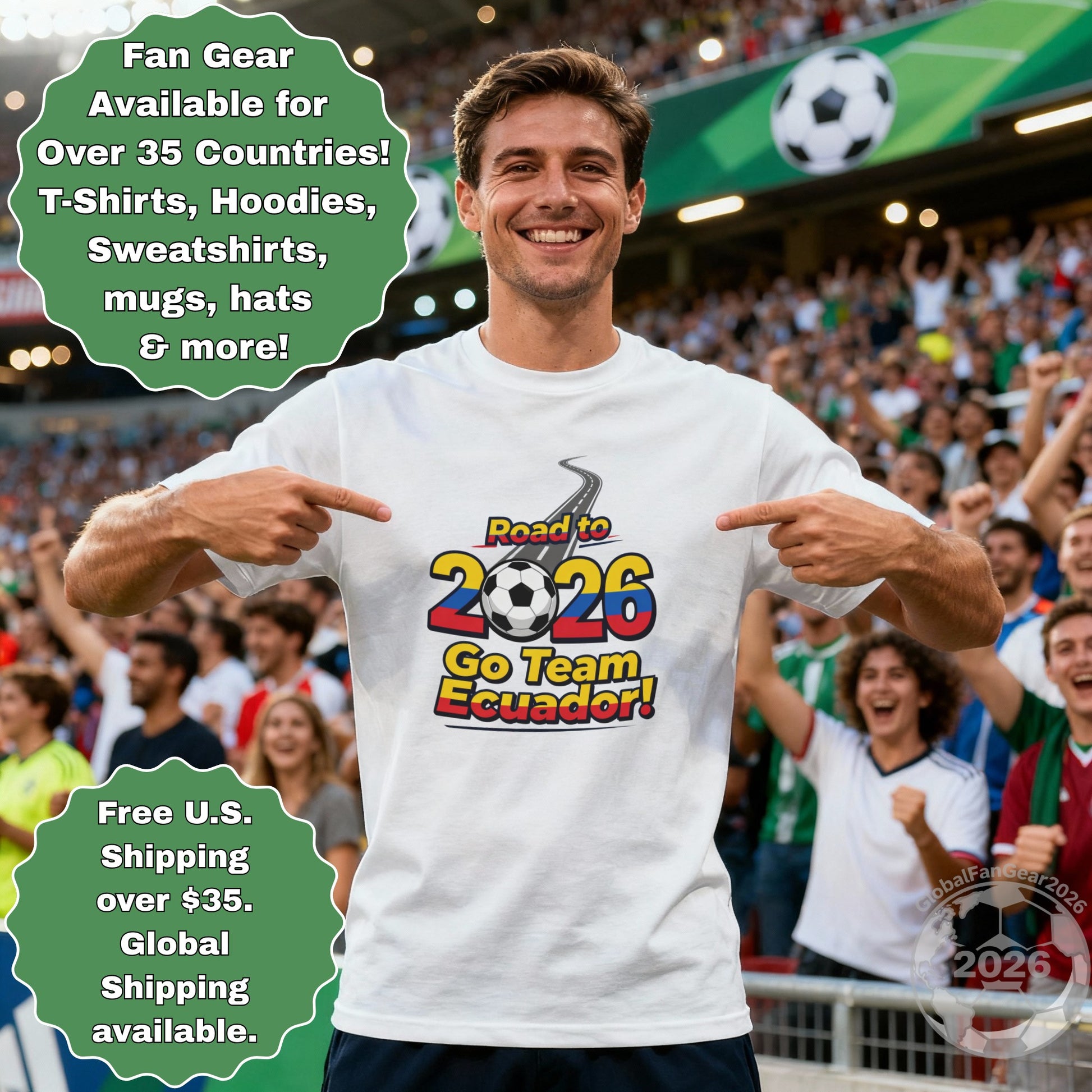 Road to 2026 Go Team Ecuador T-shirt