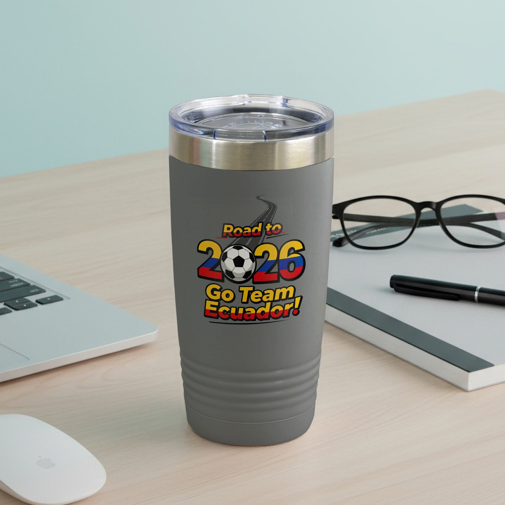 Road to 2026 Go Team Ecuador travel mug