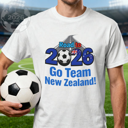 Road to 2026 Go Team New Zealand T-shirt