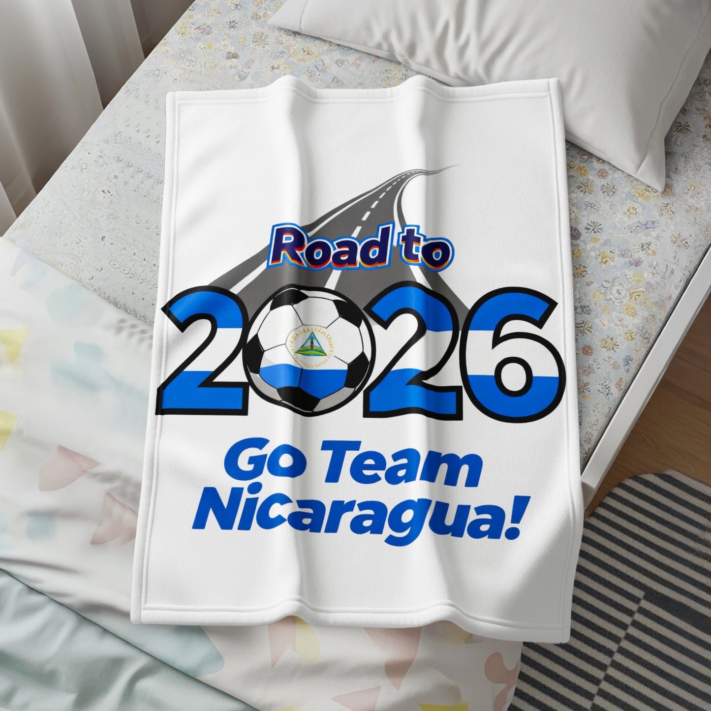Road to 2026 Go Team Nicaragua blanket
