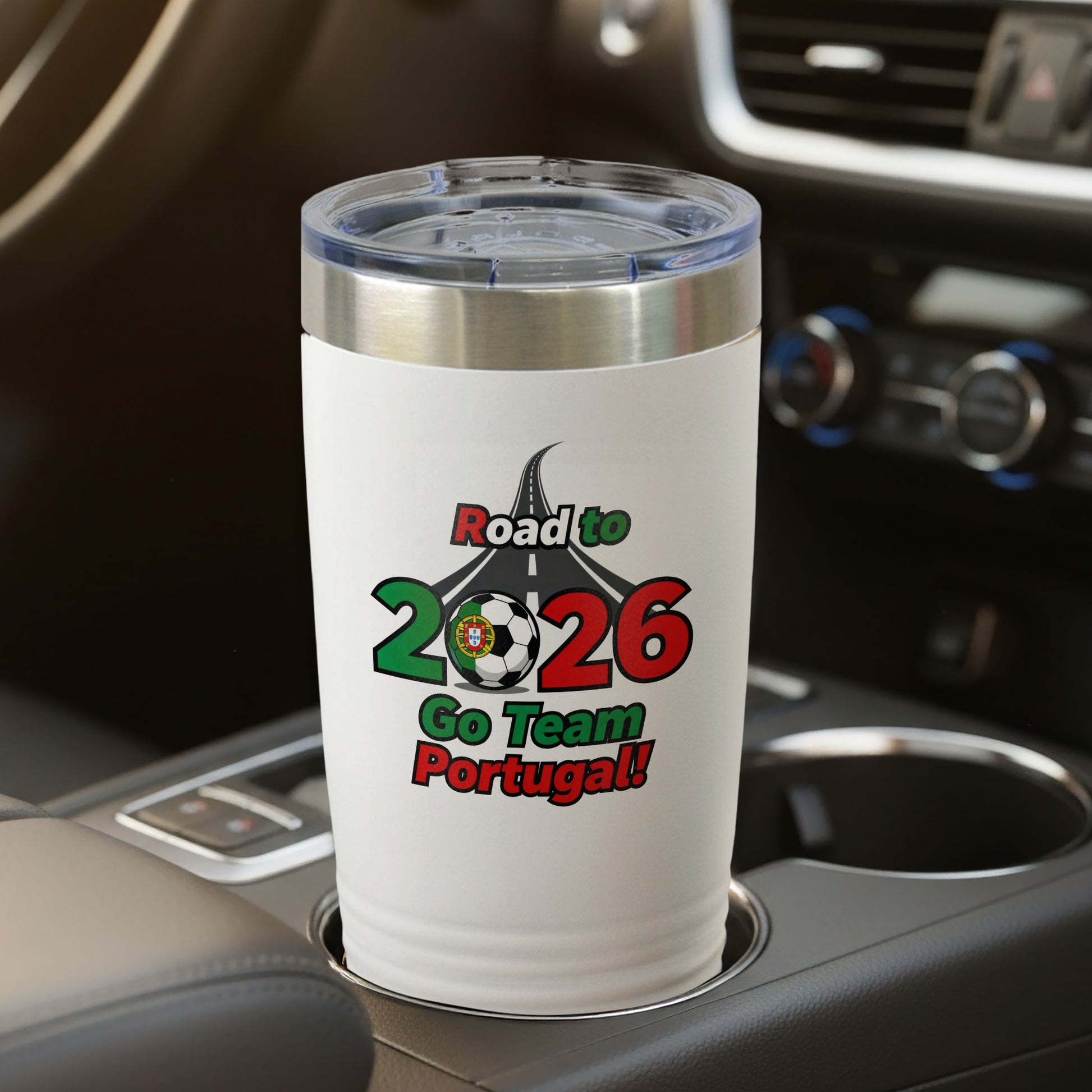 Road to 2026 Go Team Portugal travel tumbler