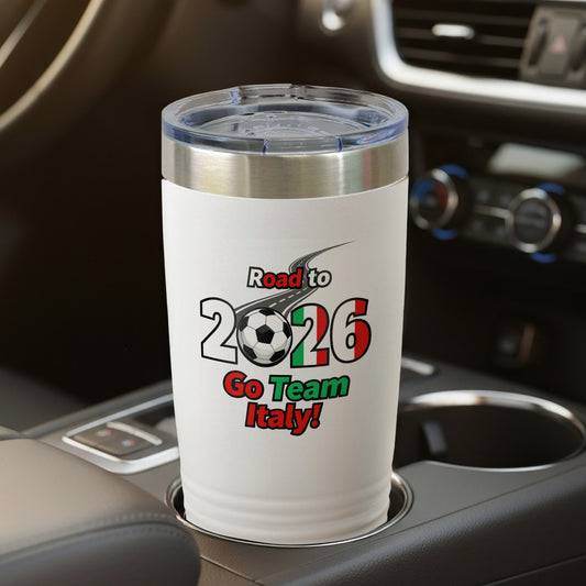 Road to 2026 Go Team Italy travel mug