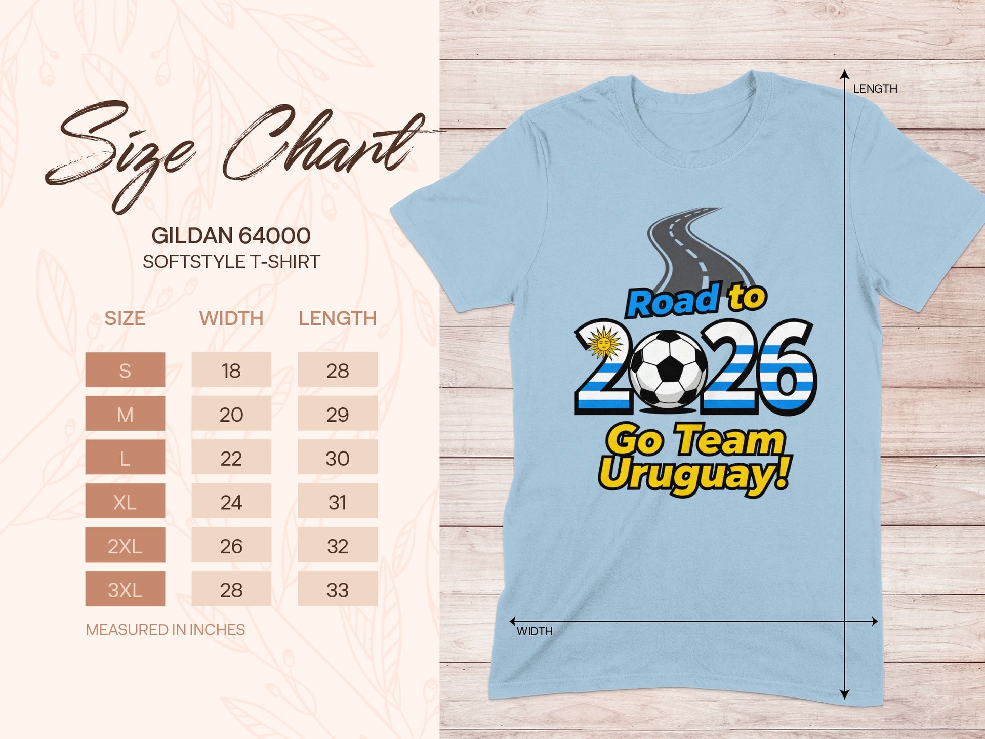 Road to 2026 Go Team Uruguay T-shirt product