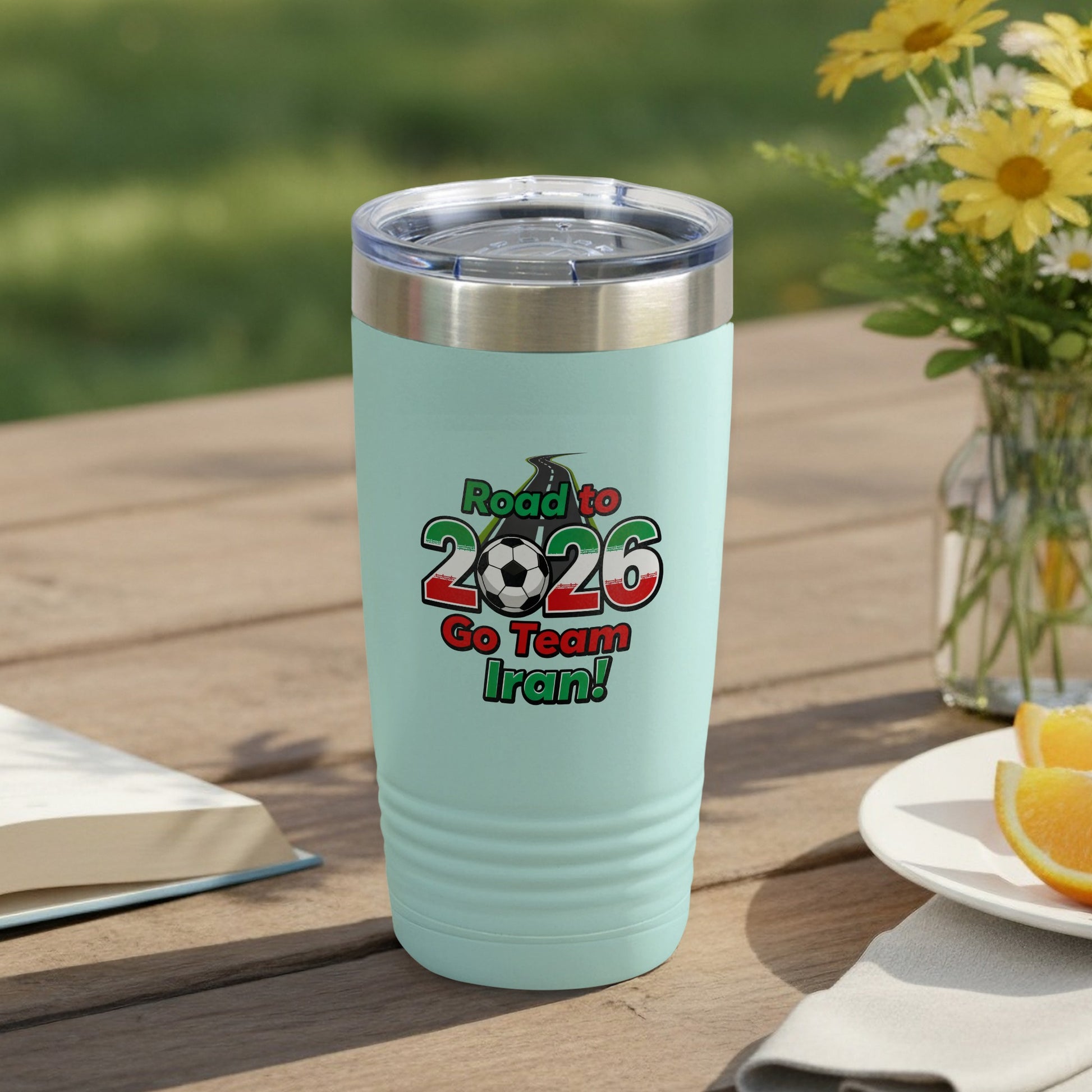 Road to 2026 Go Team Iran Travel Tumbler