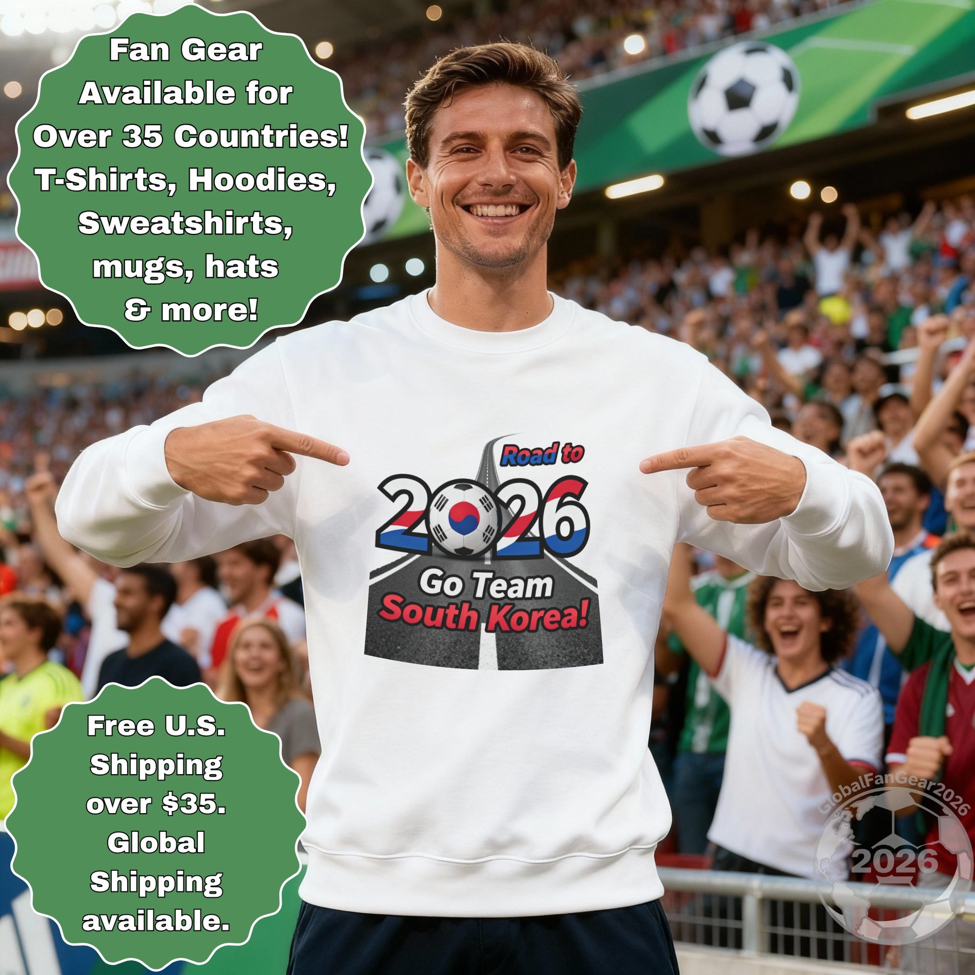 Road to 2026 Go Team South Korea Sweatshirt