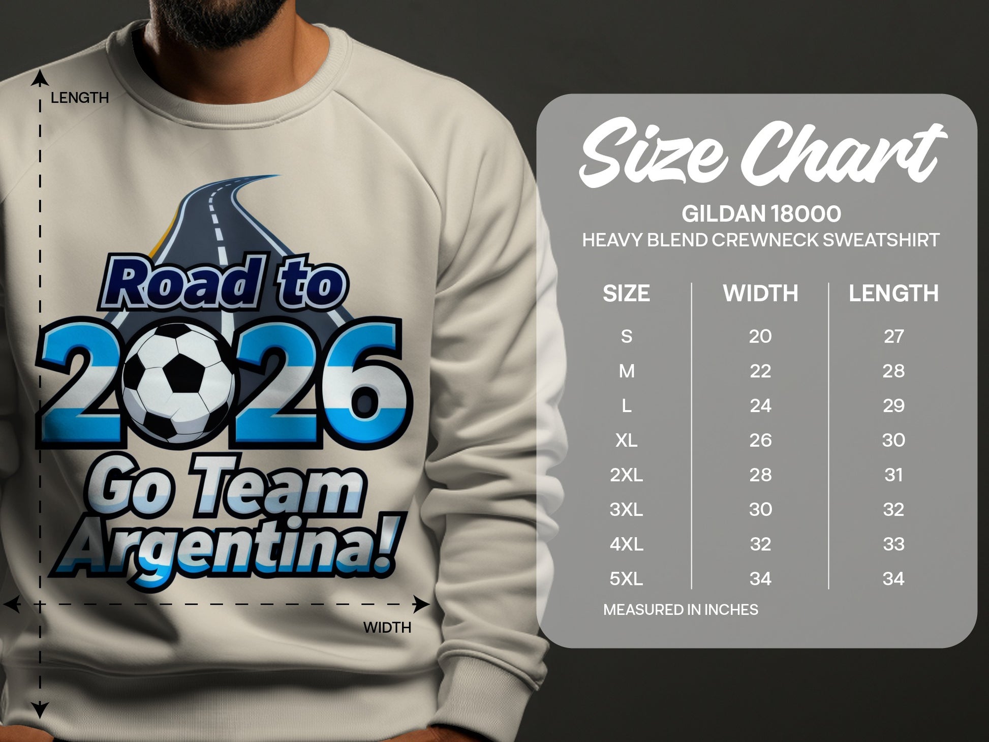 Road to 2026 Go Team Argentina Sweatshirt