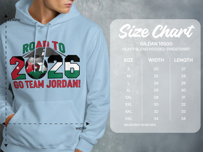 Road to 2026 Go Team Jordan Hooded Sweatshirt