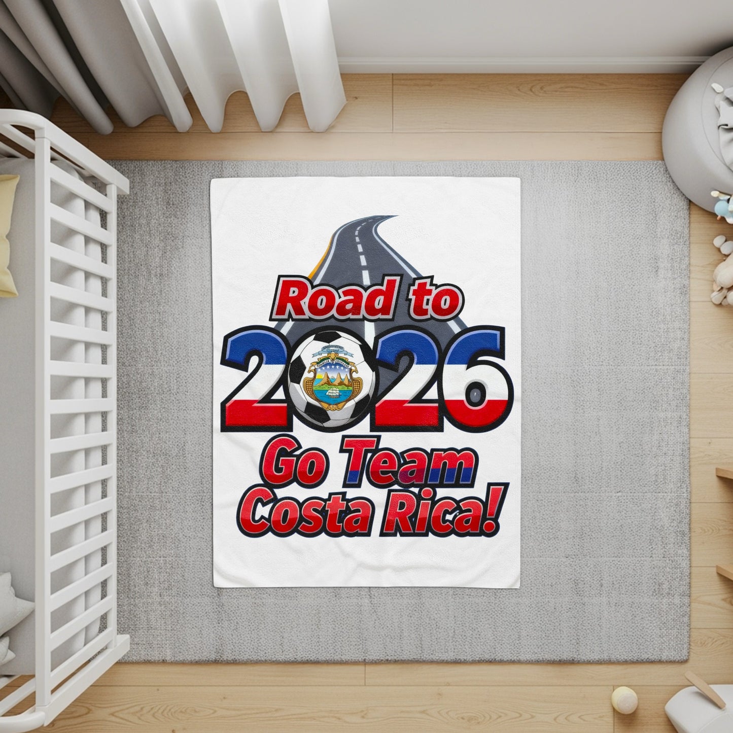 Road to 2026 Go Team Costa Rica Blanket
