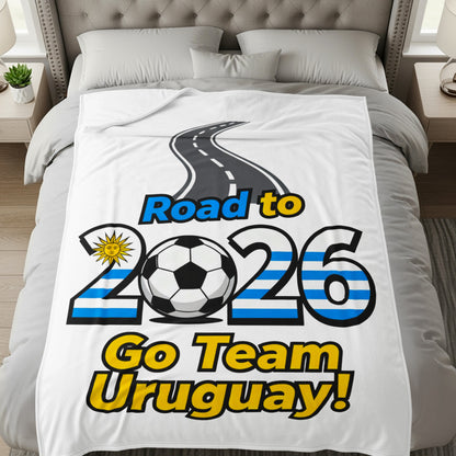 Road to 2026 Go Team Uruguay Throw Blanket