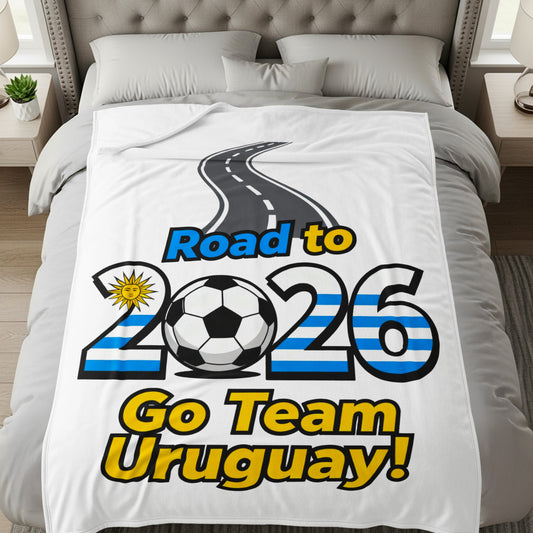 Road to 2026 Go Team Uruguay Throw Blanket