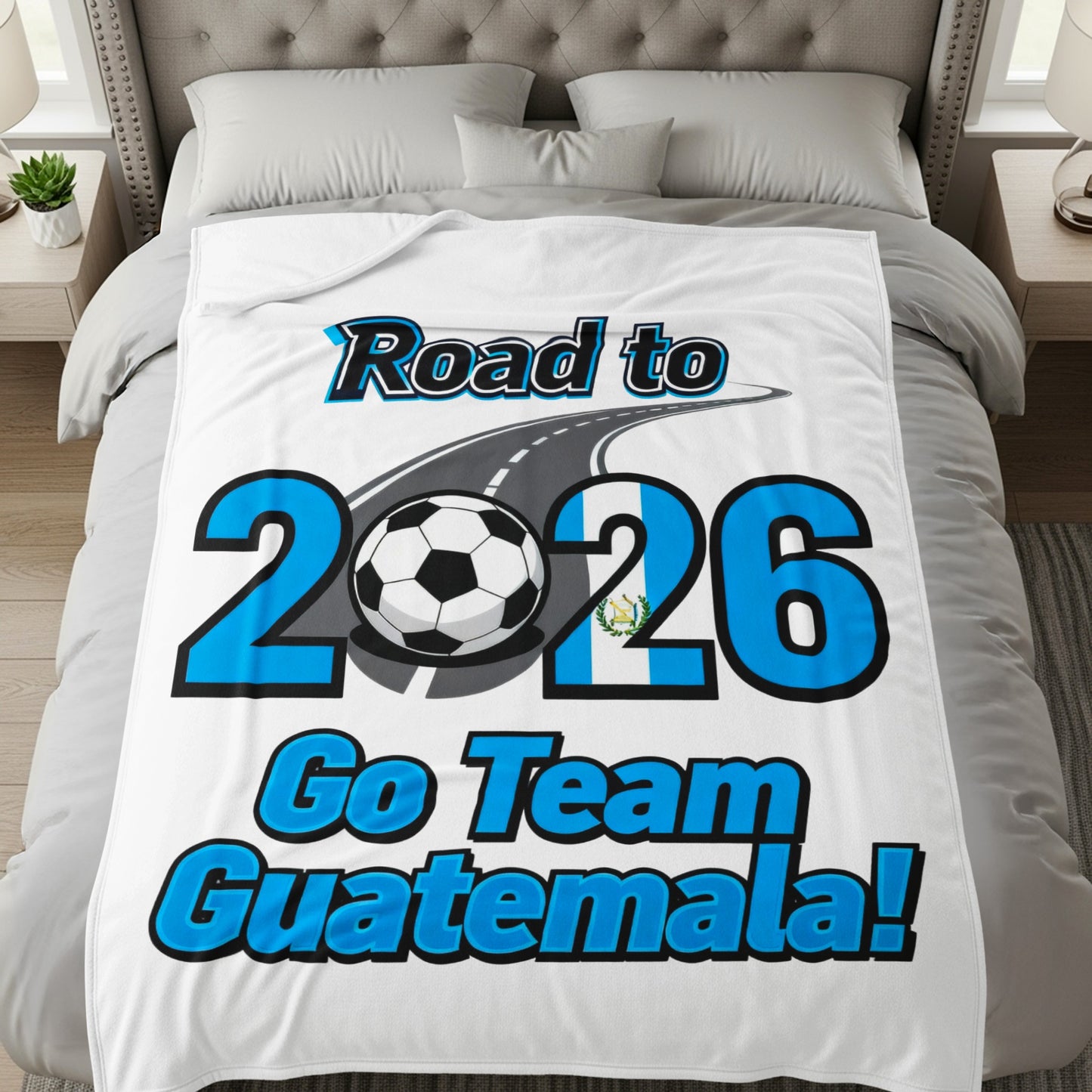Road to 2026 Go Team Guatemala Blanket