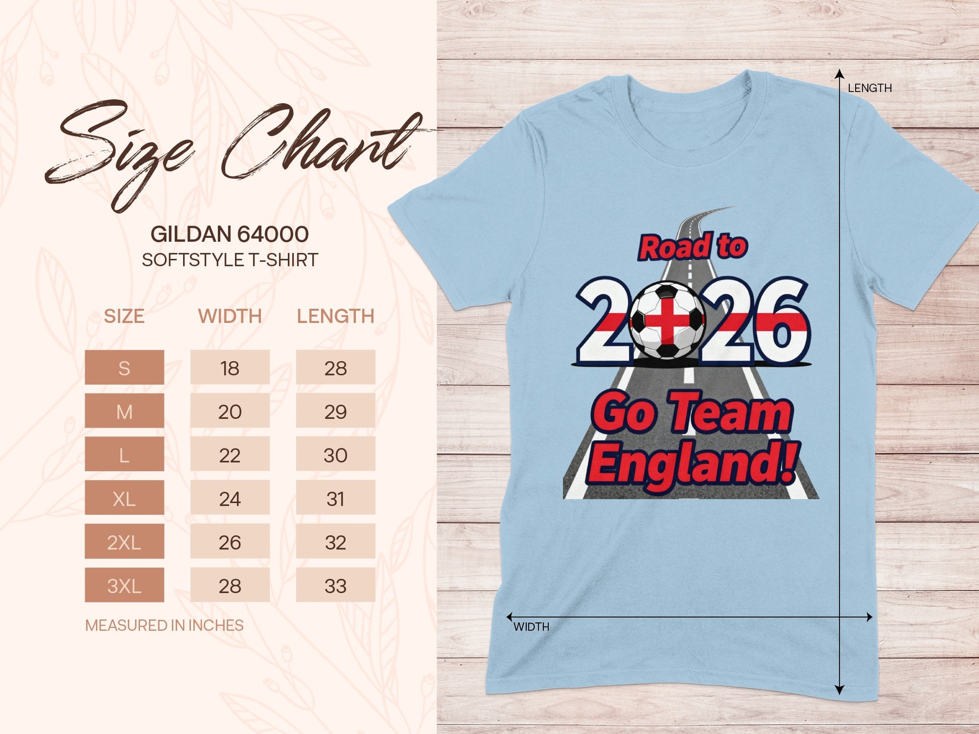 Road to 2026 Go Team England! T-shirt