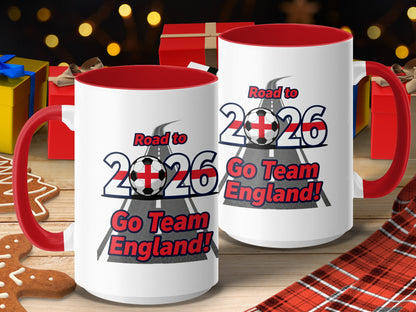 Road to 2026 Go Team England mug