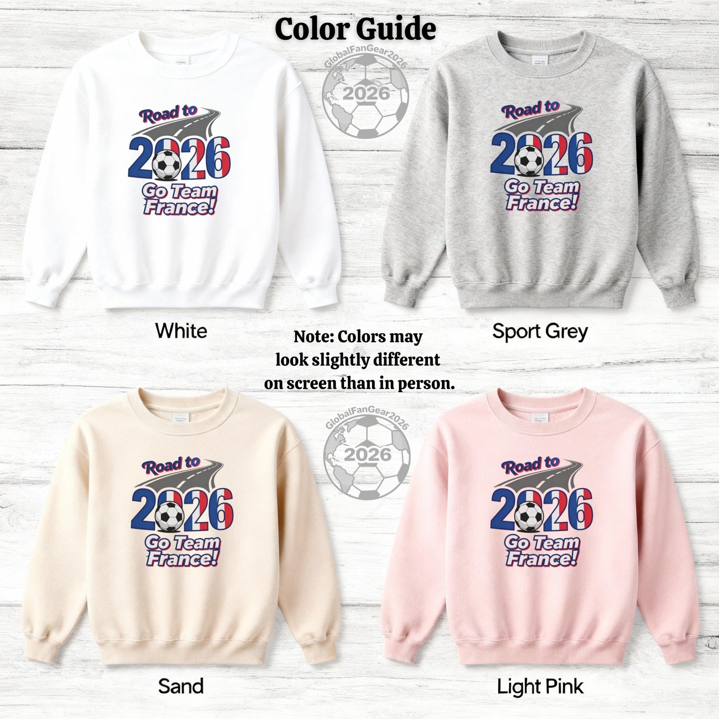 Road to 2026 Go Team France Sweatshirt