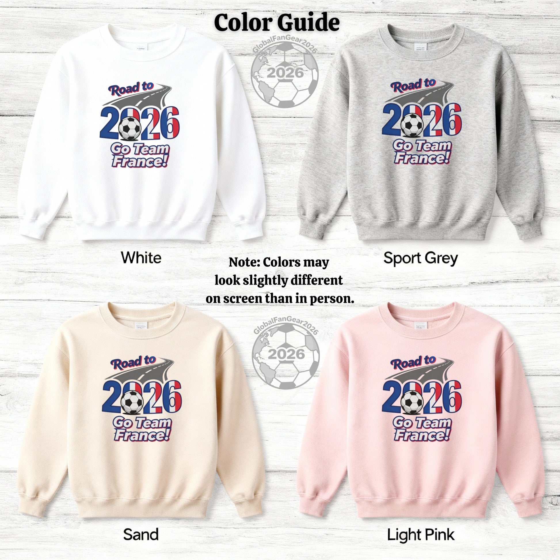 Road to 2026 Go Team France Sweatshirt