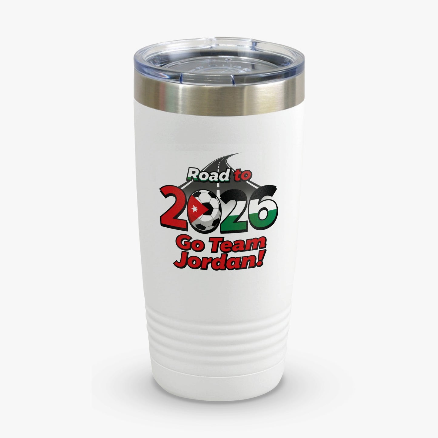 Road to 2026 Go Team Jordan tumbler