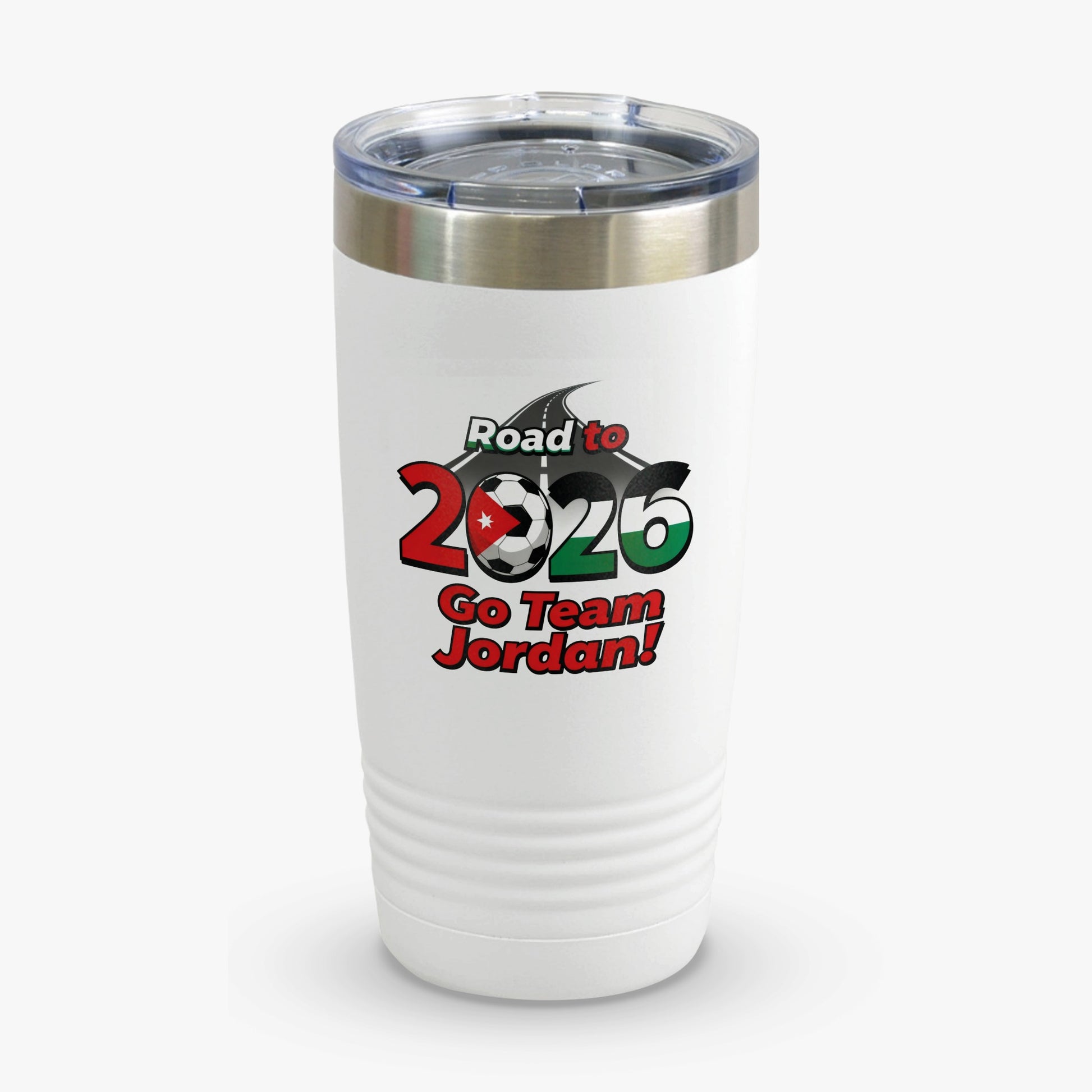 Road to 2026 Go Team Jordan tumbler