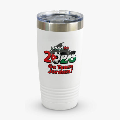 Road to 2026 Go Team Jordan tumbler
