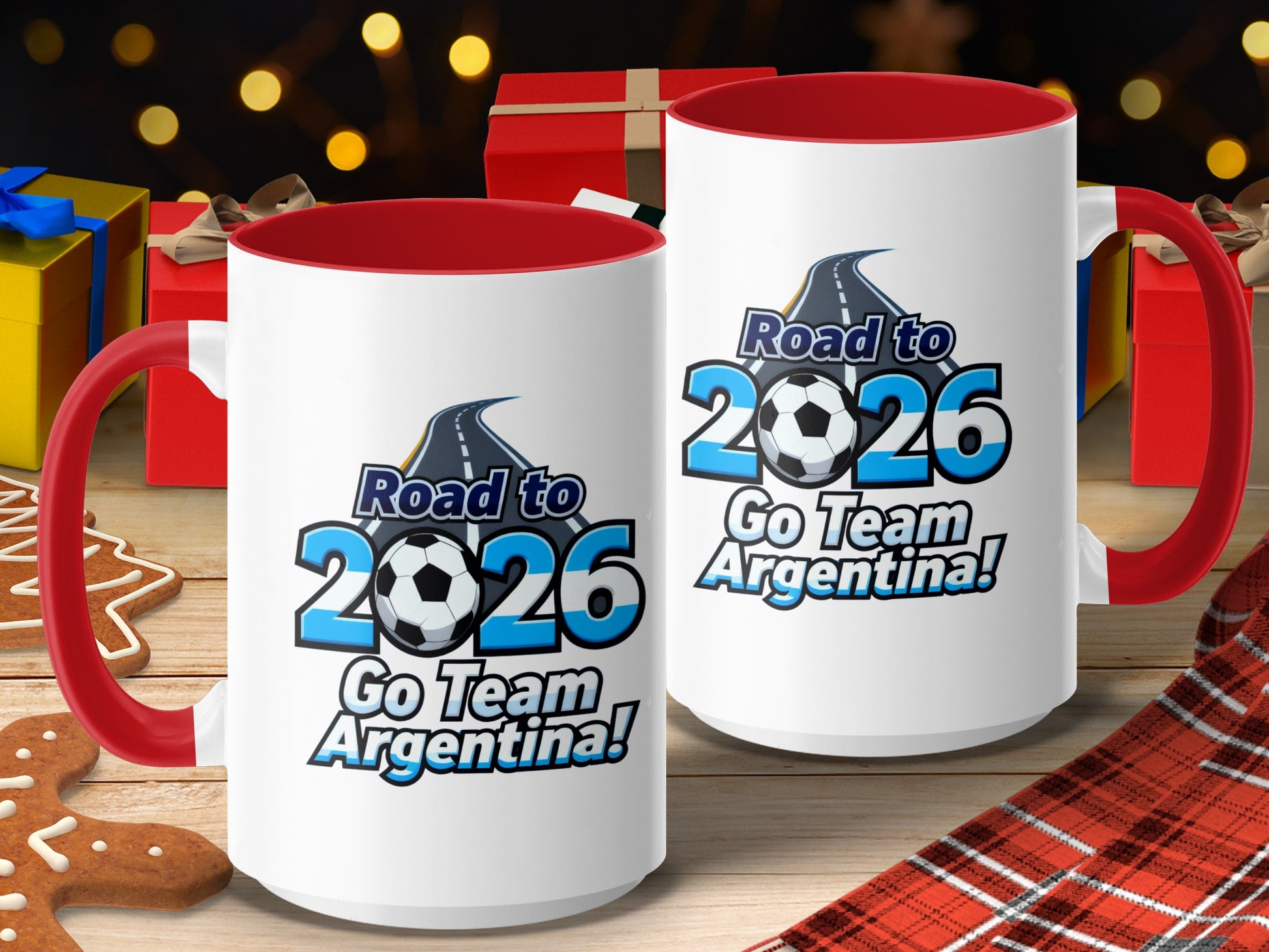 Road to 2026 Go Team Argentina themed mug