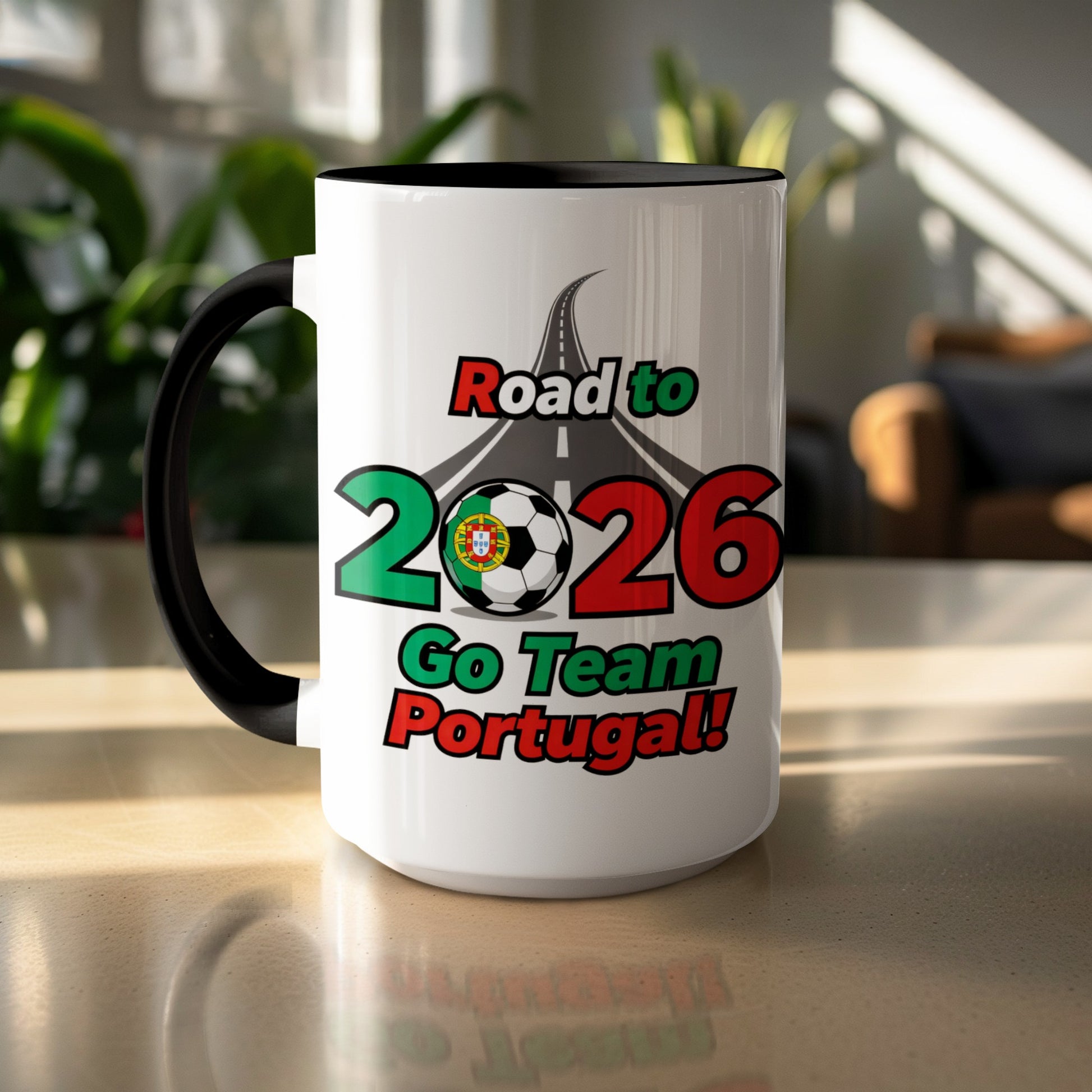 Road to 2026 Go Team Portugal coffee mug