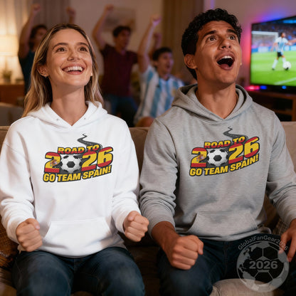 Road to 2026 Go Team Spain! Soccer Fan Hoodies