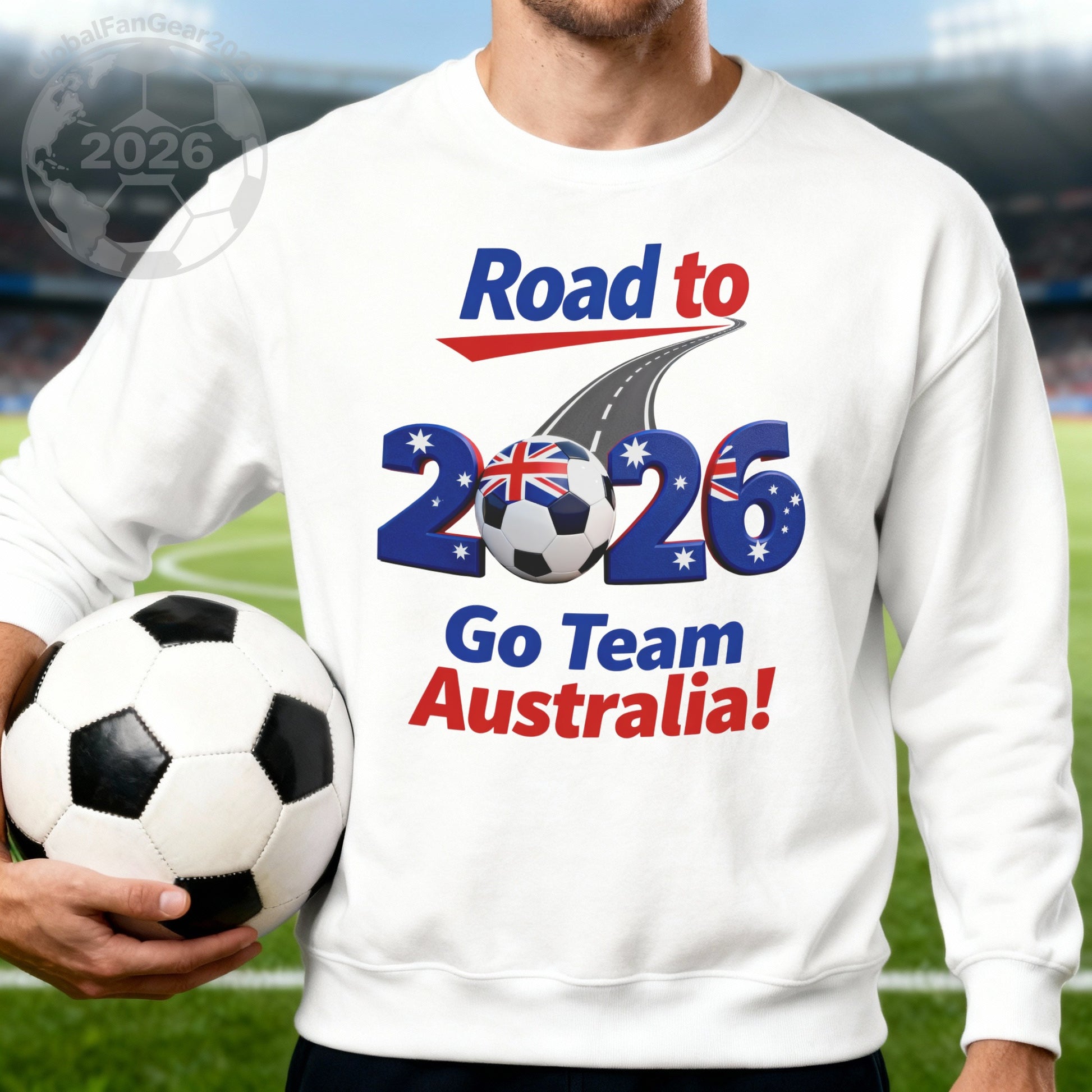 Road to 2026 Go Team Australia sweatshirt
