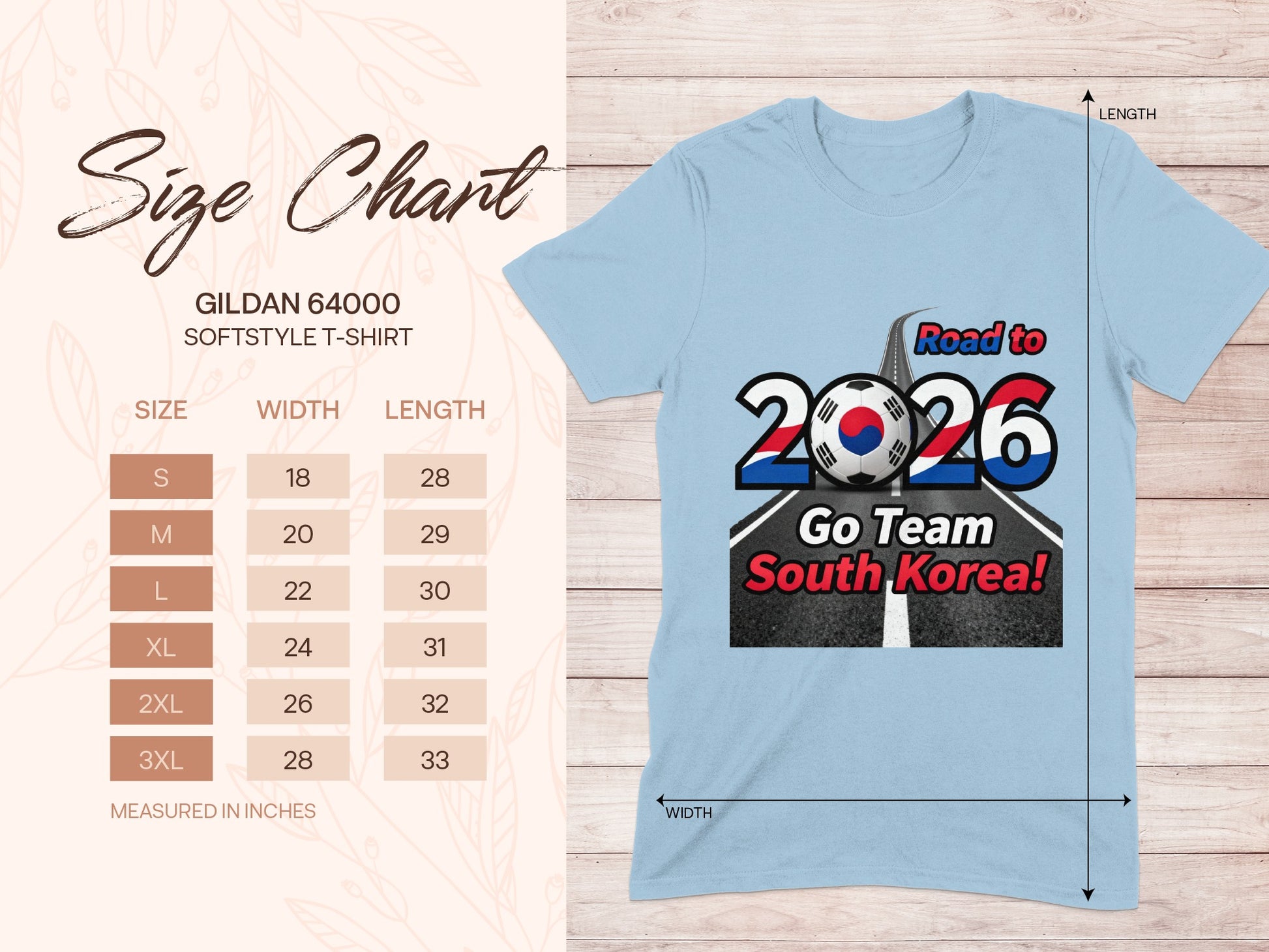 Road to 2026 Go Team South Korea T-Shirt
