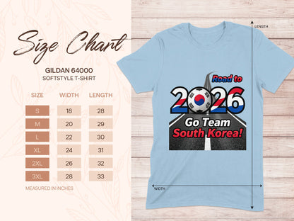 Road to 2026 Go Team South Korea T-Shirt