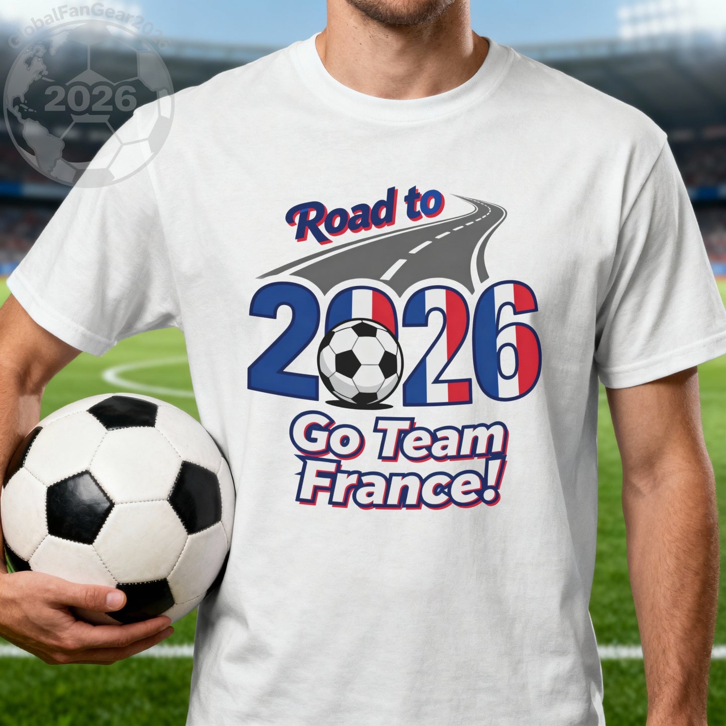 Road to 2026 Go Team France Soccer Shirt