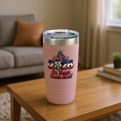 Road to 2026 Go Team Costa Rica travel mug