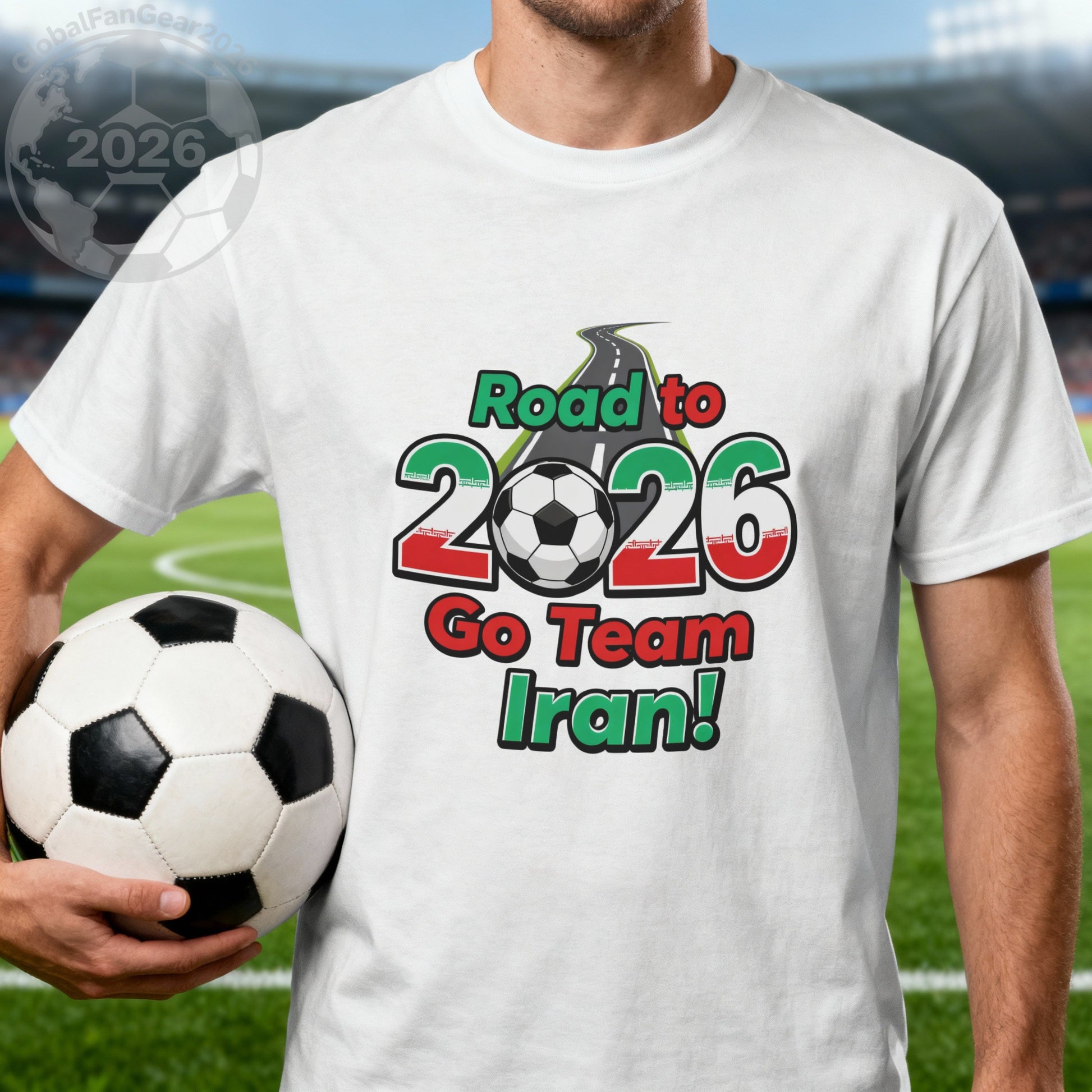 Road to 2026 Go Team Iran Soccer T-shirt