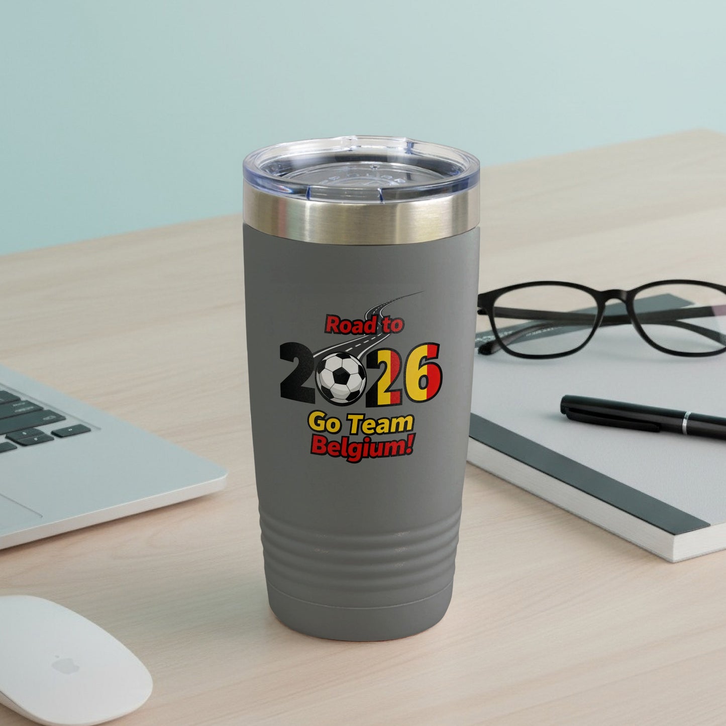 Road to 2026 Go Team Belgium Travel Mug