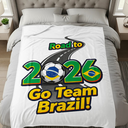 Road to 2026 Go Team Brazil blanket
