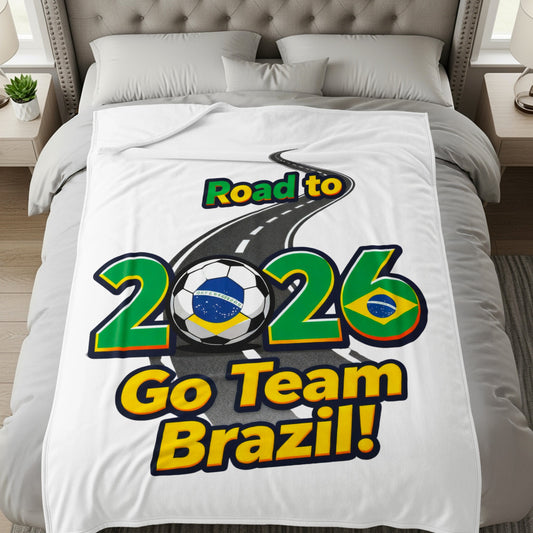 Road to 2026 Go Team Brazil blanket