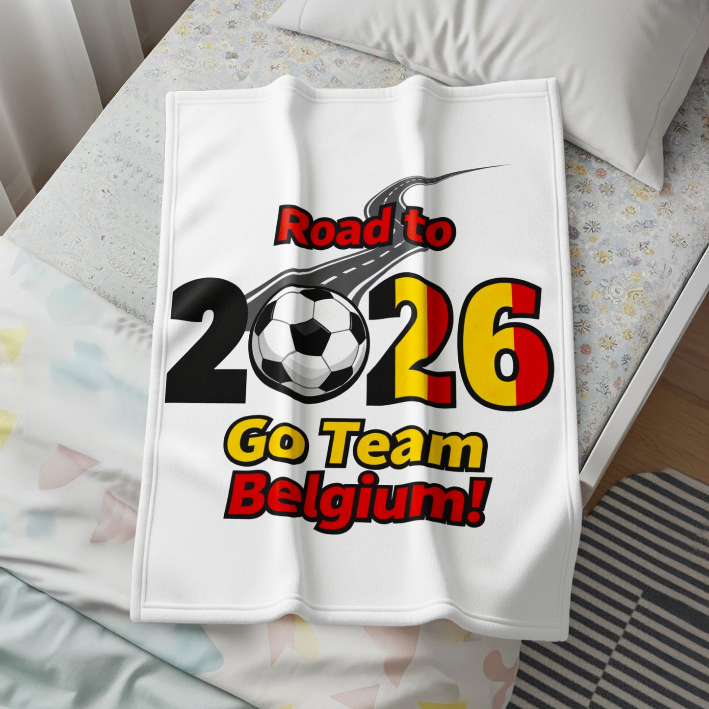 Road to 2026 Go Team Belgium blanket