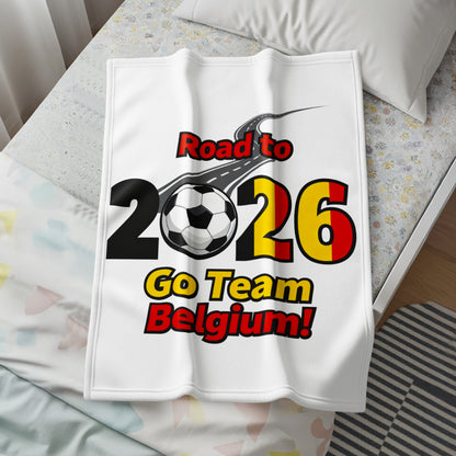 Road to 2026 Go Team Belgium blanket